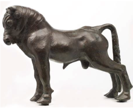 Toro de Azaila, s.II a.C. Bronce. Museo Arqueológico Nacional, Madrid.