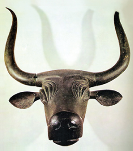 Toro de Costitx, s. IV-III a.C. Bronce. Museo Arqueológico Nacional, Madrid.